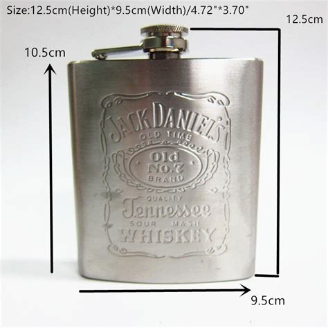 7oz Portable Stainless Steel Hip Flask Whiskey Wine Mug Wisky Jerry Can