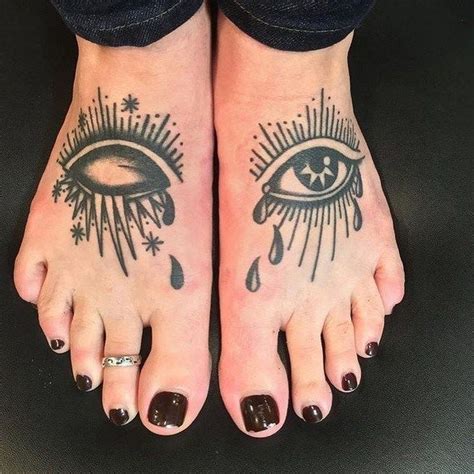 Gorgeous Foot Tattoo Design Ideas Fashionable Eye Tattoo