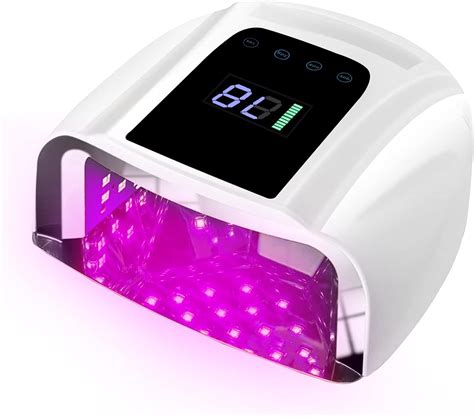 Amazon Cordless Led Uv Nail Lamp Professional Nail Dyer For Gel