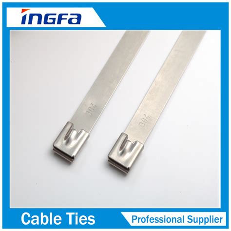 Unreleasable Naked Self Locking Stainless Steel Metal Cable Tie China