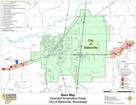 City Maps – City of Batesville, Mississippi