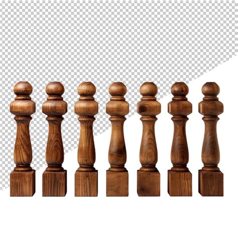 A Row Of Wooden Chess Pieces With The Words Chess On The Bottom