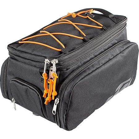 KTM Gepäckträger Tasche Plus E Bike Fahrrad Tasche schwarz orange