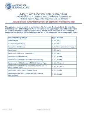 Fillable Online Images Akc Akc Events Application Form Form For Member