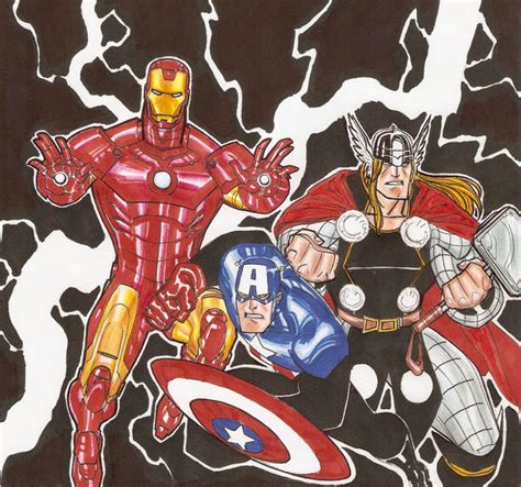 Animated Avengers By Chubeto On Deviantart