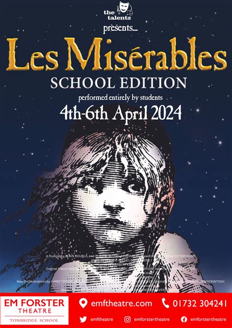 Les Misérables Digital Download Sat 6th April 2pm Musical