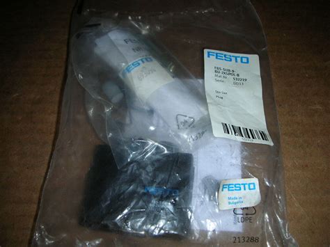 FESTO ELECTRIC FBS SUB 9 BU 2X5POL B Plug NOS EBay