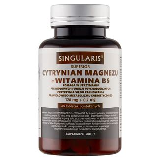 Singularis Superior Cytrynian Magnezu Witamina B Tabletek Cena