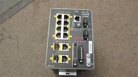 Cisco Ie 2000 8tc G N Industrial Ethernet Switch Youtube