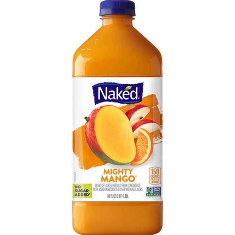 Naked Juice Blend Mighty Mango Fl Oz Bottle Frutas Y