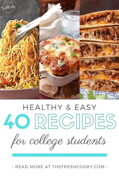 Healthy recipes for college students – Artofit