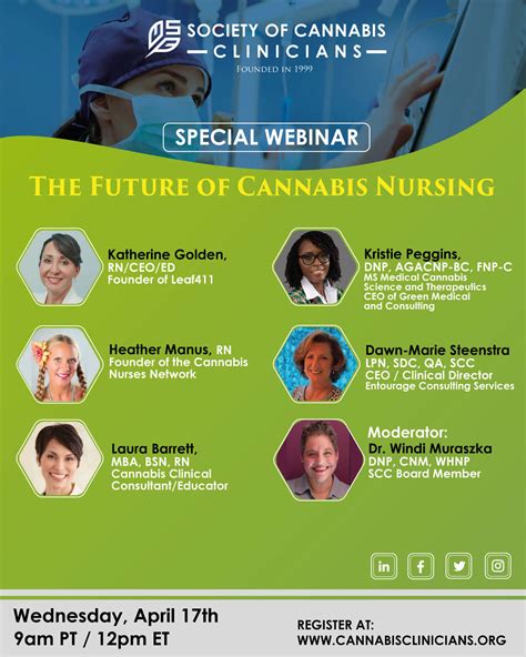 SCC Special Webinar: The Future of Cannabis Nursing - Society of