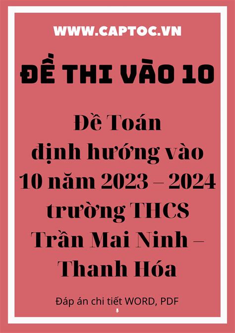 To N Nh H Ng V O N M Tr Ng Thcs Tr N Mai Ninh