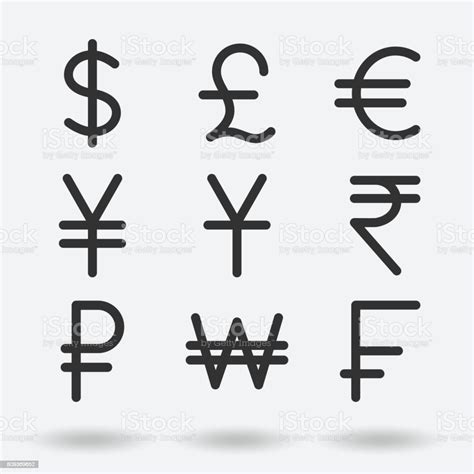 International Currency Symbols Stock Illustration Download Image Now