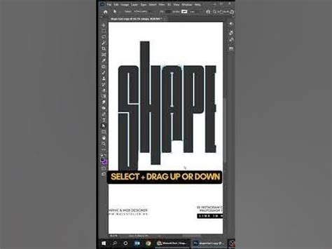 EASY Typography Effect in Photoshop | Photoshop typography, Typography ...