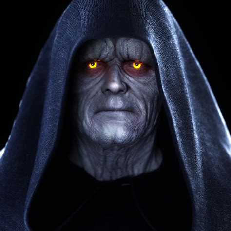 3D Printable Emperor Palpatine by Saxon Fullwood