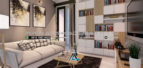 DESAIN INTERIOR RUMAH 8 X 16 Meter Pemilik Bapak Andra Bogor