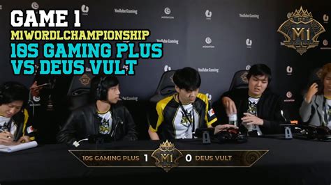 S Gaming Plus Vs Deus Vult Game Mlbb World Championship