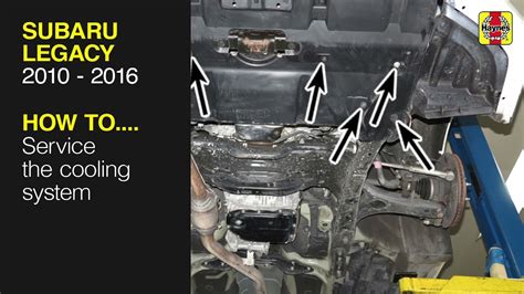 How To Service The Cooling System On The Subaru Legacy To