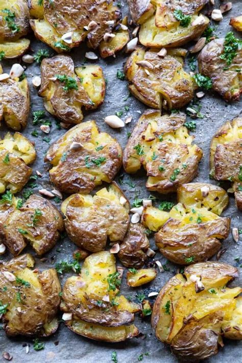 Smashed Potatoes Quetschkartoffeln Mit Quark Schnelle Einfache