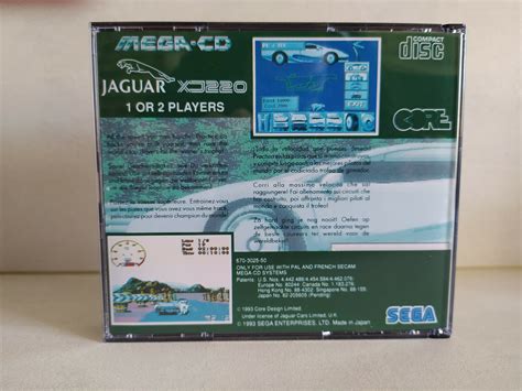 Jaguar XJ220 SEGA MEGA CD Repro Boitier Et Disque EBay