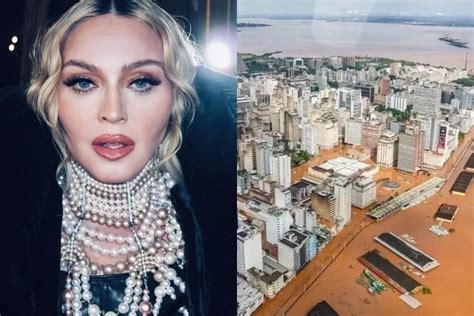 Madonna realizou doação secreta de RS 10 milhões para o Rio Grande do