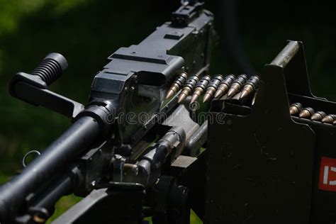 The FN MAG is a Belgian 7.62 Mm General-purpose Machine Gun Stock Image ...