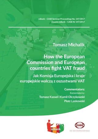 How The European Commission And European Countries Fight VAT Fraud PDF