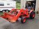 2006 Kubota B7800 30hp Compact Tractor W Plow And Chains