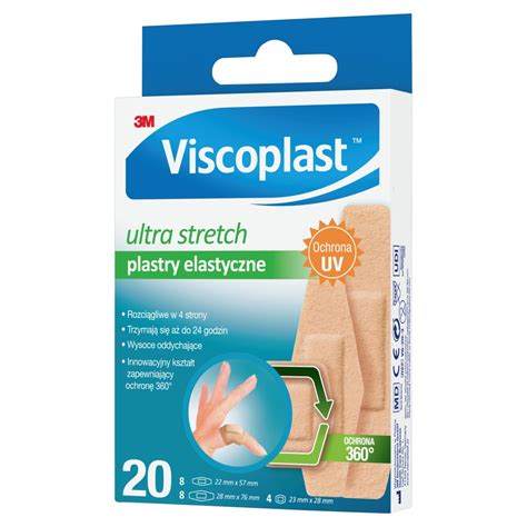 Viscoplast Ultra Stretch Zestaw Plastr W Elastycznych Rozmiary