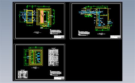 污水提升泵房工艺设计详图autocad 2018模型图纸下载 懒石网