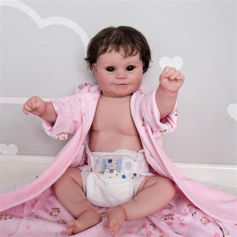 NPK 50CM Ganzkörper Weiches Silikon Maddie Reborn Baby Mädchen Puppe