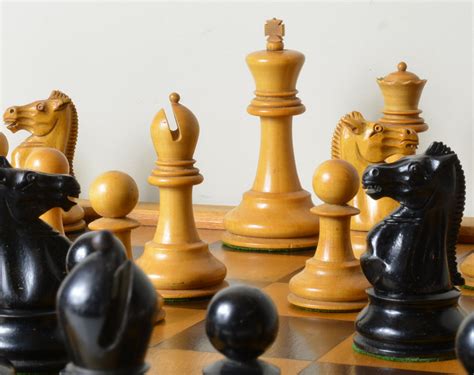 Jaques Board Staunton Set Antique Chess Shop