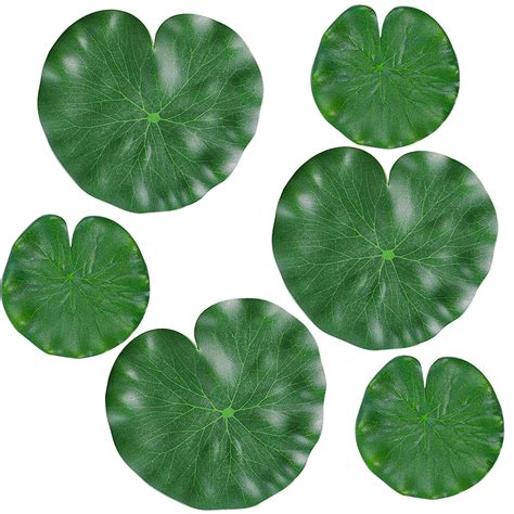 Buy Floating Lily Pads For Ponds 6Pcs Realistic Lily Pads Leaves