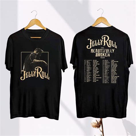 Jelly Roll The Beautifully Broken Tour 2024 Shirt, Jelly Roll Fan Gift, Jelly Roll 2024 Concert ...