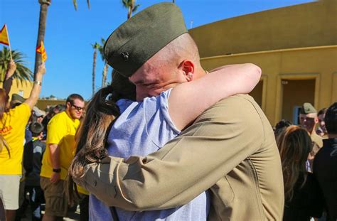 A Marine From Fox Company Nd Recruit Training Battalion Nara