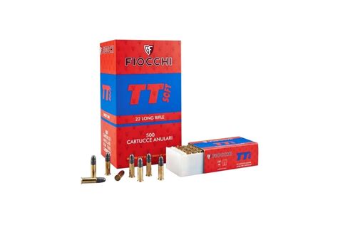 50 Munitions Fiocchi TT Soft Calibre 22LR 40gr