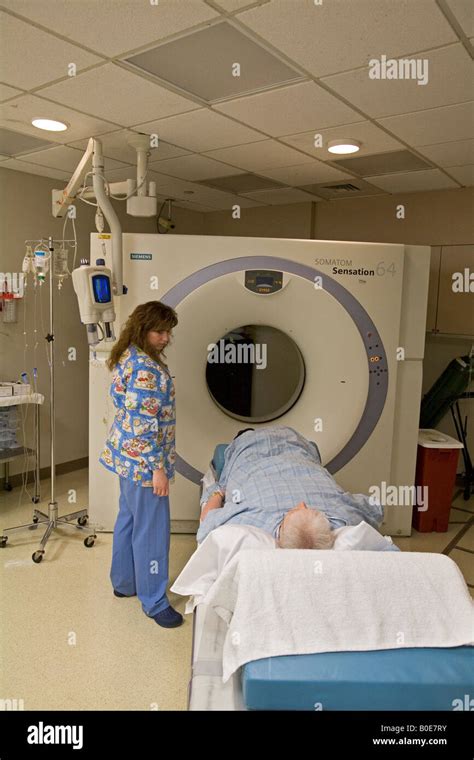 Patient Gets Ct Scan During Clinical Trial Of New Cancer Treatment