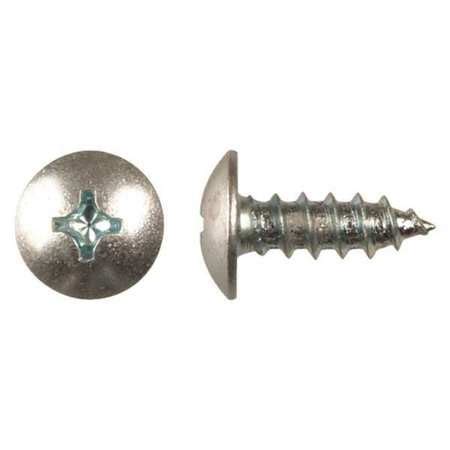 Zoro Select Sheet Metal Screw X In Zinc Plated Steel Truss