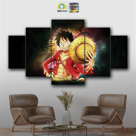 Jual Mekans Set Pajangan Hiasan Dinding Luffy Pcs Poster Kayu Wall