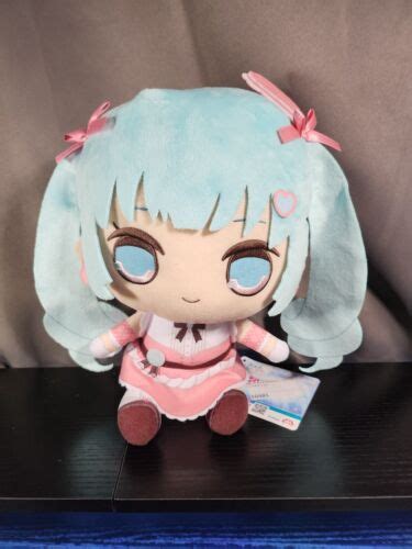 Hatsune Miku Kyurumaru Big Plush Doll Furyu Vocaloid Pink Macaron