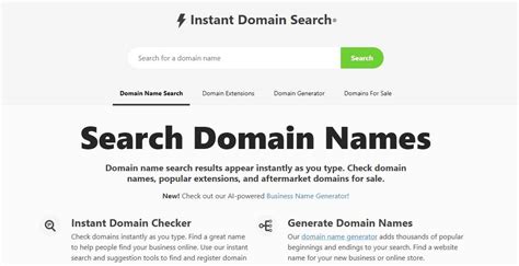 10 Best Domain Name Generators Of 2023 Websitesetup