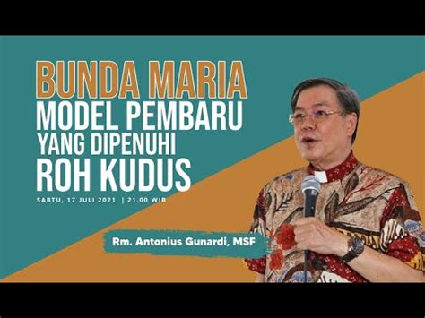 Sapaan Rohani Bpn Bunda Maria Model Pembaru Yang Dipenuhi Roh