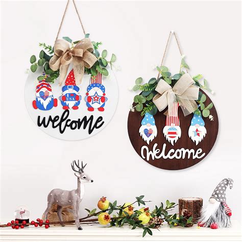 Wholesale Hanging Front door Welcome Wall Sign plaque board