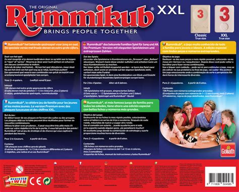 Rummikub Xxl Strategiespellen Goliath