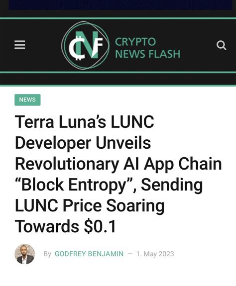 Terra Luna Army On Twitter Ai Blockchain Underway Lunc