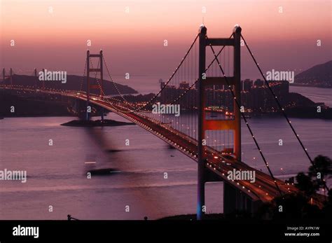 Tsing Ma Bridge, Hong Kong Stock Photo - Alamy