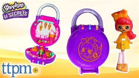 Shopkins Lil Secrets Secret Lock Make Up Salon And Secret Lockets Review Moose Toys Youtube