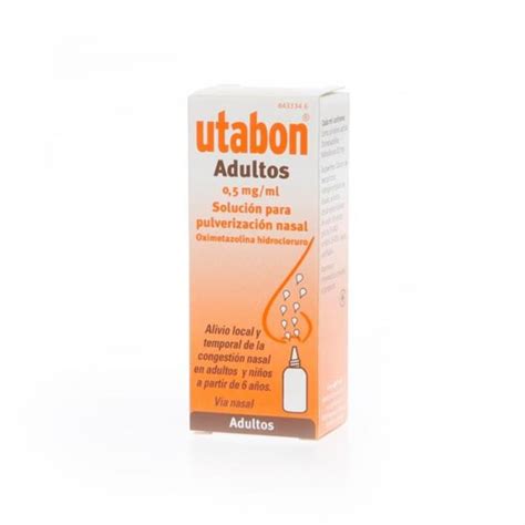 Utabon Niños 0 25 mg ml Gotas Nasales en Solución 1 Frasco 15 ml