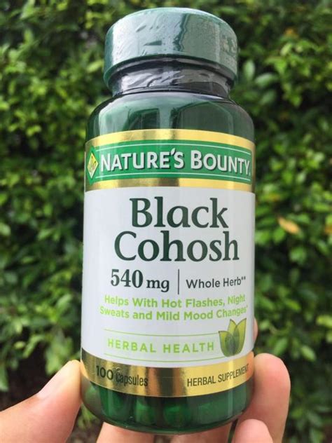 Black Cohosh 540 Mg 100 Capsules Natures Bounty® สารสกัดจากรากแบลกโค